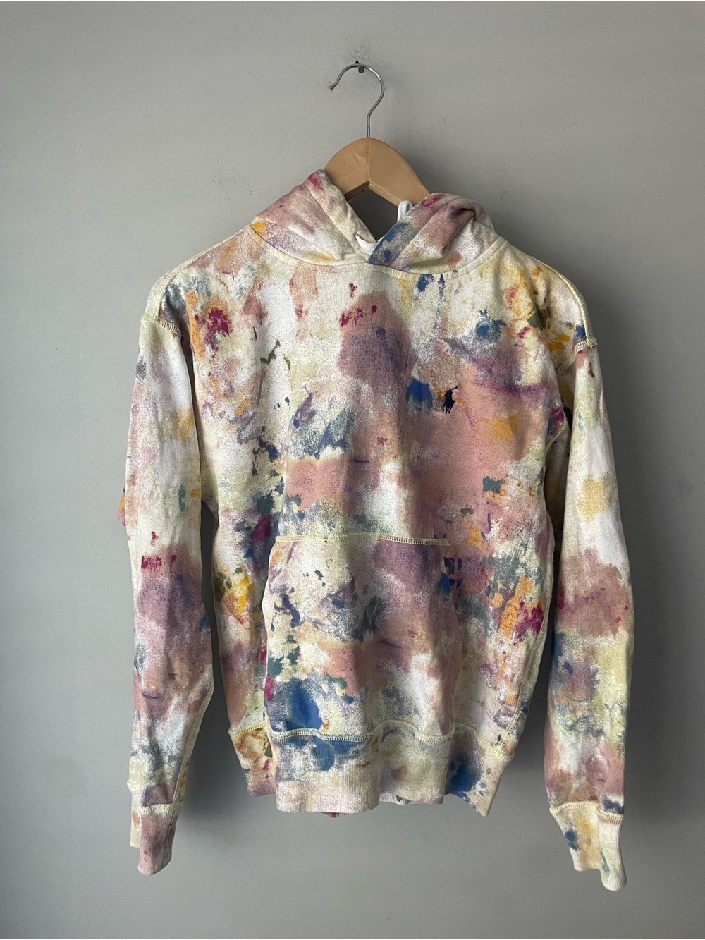 Ralph Lauren Multicolor Splatter Hoodie RARE